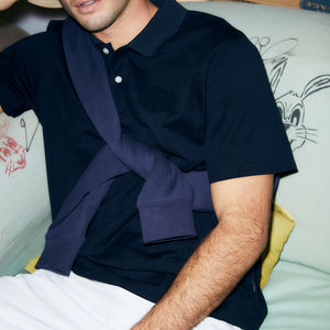 Polo de Golf de Algodón de Lujo con Logotipo Bordado Personalizado de Alta Calidad, con MOQ Bajo - Product Image 2