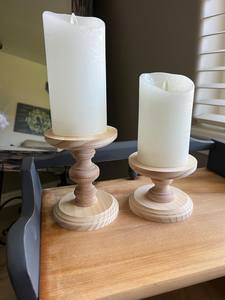 Portavelas de Madera Hecho a Mano Ecológico, Soporte Decorativo para Velas para Yoga, Meditación, Decoración de Spa - Product Image 5