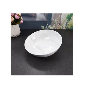 Cuenco de servicio de mármol antiguo hecho a mano puro de tamaño pequeño con mini soporte de cuenco de madera a precios muy buenos - Product Image 5