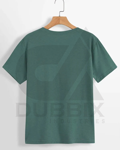 T-shirt imprimé avec autocollant pour homme, 100% coton, design d'autocollant personnalisable, logo couleur, t-shirts à col rond - Product Image 2