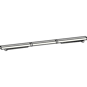 รางเลื่อน DORMAKABA GSR/VL สีเงิน สำหรับรางม่าน TS 93 B พร้อมอุปกรณ์เสริม - Product Image 1