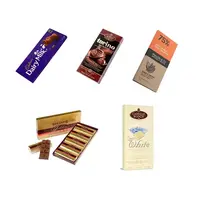 कस्टम मुद्रण लक्जरी चॉकलेट बार बॉक्स निर्माता क्राफ्ट पेपर खाद्य ग्रेड बिस्कुट कैंडी उपहार पैकेजिंग चॉकलेट बॉक्स