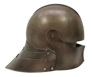 Caldor oscurecido fantasía casco Medieval calibre 18 acero Halloween armadura gótico Camping casco Calvin artesanía - Product Image 1