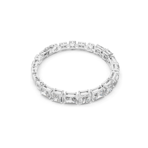 13.44 CT Lab Diamond Tennis <b>Bracelet</b> Square Radiant Cut VVSVS EF CVD 18KT, 14KT, 10KT Gold & 925 <b>Silver</b> Rose, Yellow, - Product Image 6