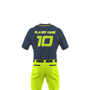 Diseño personalizado transpirable antibacteriano de secado rápido de alta calidad de los hombres uniforme de béisbol conjunto para softbol - Product Image 6