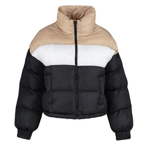 Nouvelle veste matelassée à capuche pour femme, respirante, personnalisée, en gros, hiver 2026, imperméable, coupe-vent, séchage rapide, haut court - Product Image 4