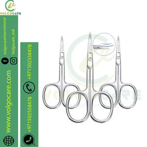3 Pieces Cuticle <b>Curved</b> <b>Scissors</b> Manicure <b>Scissors</b> Stainless Steel Facial Hair Grooming <b>Scissors</b> - Product Image 2