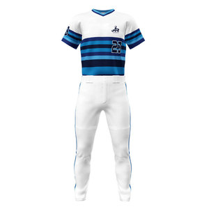 Uniforme de béisbol cómodo para equipos juveniles y adultos con nombre, número y logotipo del equipo personalizados - Product Image 1