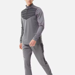 Conjunto de chaqueta cortavientos de nailon unisex, ropa deportiva personalizada XXL para gimnasio, chándal al por mayor, conjunto de Jogger con logotipo para hombre - Product Image 2