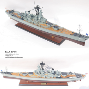 USS-Barco de batalla pintado a mano, nuevo modelo náutico, amor, tema, decoración del hogar, regalo, artesanía de resina, Vietnam - Product Image 1