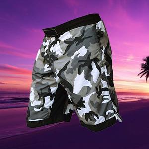 Shorts de MMA pour hommes, couleur unie, polyester et élasthanne, vêtements d'arts martiaux, respirants et à prix économique - Product Image 2