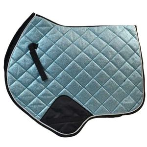 Juego de Almohadillas para Silla de Montar de Doma y Salto de Obstáculos, Color Azul Claro Premium, Personalizable, Cómodo y Duradero, Forro de Tela de Poliéster y Algodón - Product Image 2