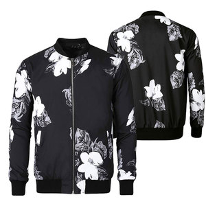 แจ็คเก็ตบอมเบอร์มีซิปสำหรับผู้ชายเสื้อแจ็คเก็ตบอมเบอร์แบบมีซิปสำหรับฤดูหนาวผลิตตามสั่ง - Product Image 3