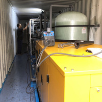 Dispositif de machine de dessalement d'eau de mer d'eau de mer de conteneur Machine de dessalement d'eau de mer portative pour l'irrigation de ferme