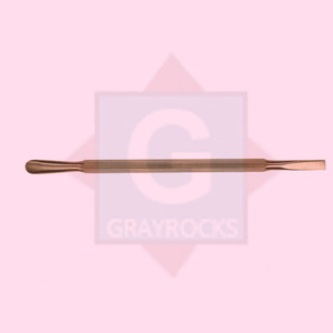 เครื่องดันหนังกำพร้า GE-6103-05สเตนเลสสตีลสีเทาแบบนำกลับมาใช้ใหม่ได้ทนทานแบบสองหัวสำหรับทำเล็บ - Product Image 3