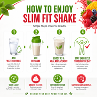 Shake protéiné hypocalorique pour adultes pour la perte de poids, 130 calories par portion, poudre de remplacement de repas, minéraux essentiels