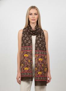 Écharpe en coton Mulmul ethnique grande taille pour femme, élégante et à séchage rapide, douce, imprimée à la main, pour adultes - Product Image 3