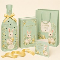 Coffret Cadeau de l'Avent de Pâques 12 Jours, Boîte Tiroir en Carton Style Coffret, Estampage à Chaud, Cadeaux d'Entreprise