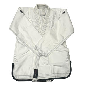 Kimono de Jiu Jitsu brasileño de competición Premium, traje de agarre de diseño personalizado para artes marciales y MMA con logotipo en la parte delantera - Product Image 6