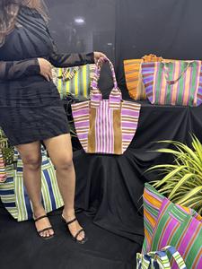 ถุงช้อปปิ้งแบบใช้ซ้ำได้ ผลิตจากไนลอน PP รีไซเคิล ของอินเดีย ถุงผ้าแบบยั่งยืน จำหน่ายจำนวนมาก ถุงซักผ้า - Product Image 3