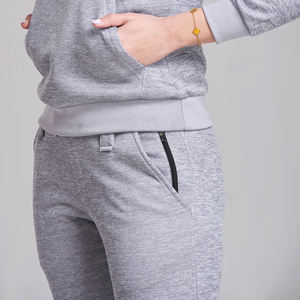 OEM Custom Oversized Streetwear Vintage Acid Gym Set Hoodie and Joggers Stone Wash Custom Sweatpants Tracksuits for <b>Women</b> - Product Image 2