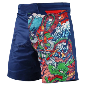 Pantalones Cortos de Kickboxing y MMA para Hombre, de Buena Calidad, Protección OEM, Venta al Por Mayor, 100% Poliéster, Cinturón Simple, Transpirables - Product Image 5