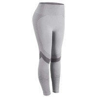 Pantalon de yoga grande taille pour femme, 100 % coton, décontracté, imprimé uni, taille haute, respirant, longueur cheville, pour gym et fitness