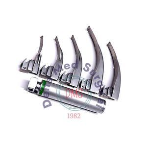 Set de Instrumentos de Anestesia y ORL EMT, Mango Mediano Mac con 5 Hojas, Laringoscopio de Fibra Óptica, Instrumentos Quirúrgicos Básicos - Product Image 4