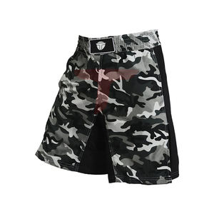 Shorts MMA pour hommes les plus vendus, haute qualité, spandex/polyester, séchage rapide, respirant, logo personnalisé, design personnalisable, créez le vôtre - Product Image 3