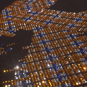 Camisetas de hombre de la mejor calidad con diamantes de imitación 100% algodón MOQ bajo mejor precio diamantes de imitación Premium para hombres - Product Image 5