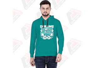 Sudadera con capucha para hombre Premium Ultra acogedora y cómoda 100% algodón bordado liso teñido con impresión Digital para invierno - Product Image 4