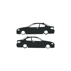 Calcomanía Decorativa para Ventana con Diseño de Silueta de BMW E92, Juego Maestro de 2 Piezas - Product Image 1
