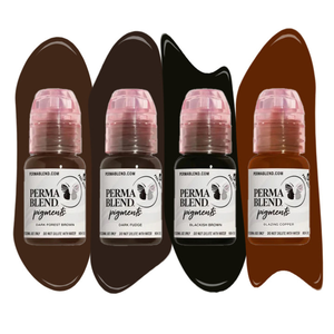 MASSA <span class=keywords><strong>Perma</strong></span> <span class=keywords><strong>Blend</strong></span> Kit de Tinta Profesional para Tatuajes Pigmentos Oscuros para Cejas para Microblading y Delineador de Ojos Permanente - Product Image 1