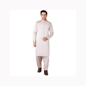 ชุดสูท shalwar kameez ของผู้ชายเสื้อ100% ระบายอากาศได้ดีสำหรับชุดลำลองฤดูร้อน - Product Image 6