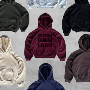 Vêtements de sport à motif de lettres en relief avec logo personnalisé ensemble deux pièces pantalon de survêtement baggy à capuche hiver survêtement brodé à motifs imprimés - Product Image 2