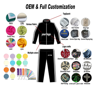 Elegante chándal de hombre de peso pesado de algodón con capucha impresa y pantalones de chándal logotipo personalizado moderno casual ropa deportiva al por mayor - Product Image 6