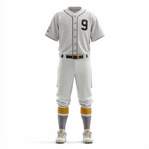 Uniformes de baseball d'entraînement de haute qualité pour jeunes et adultes, ensemble de maillot et de pantalon de softball léger, uniforme de baseball hip-hop - Product Image 5