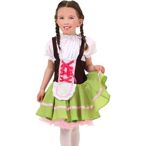 2025 Oktoberfest listo para enviar hermoso Mini vestido Dirndl para niñas Edelweiss vestido de fiesta de mujer para niños - Product Image 2