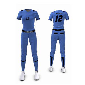 Uniformes de softball confortables pour hommes et femmes Bonne vente Vêtements de sport de la plus haute qualité Ensembles respirants - Product Image 2