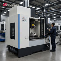 Centre d'usinage vertical CNC GOLDCNC VMC855 4 axes avec commande Fanuc et broche BT40 pour fraisage de précision et pièces complexes