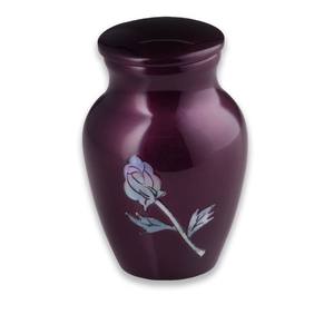 Urna Funeraria de Aluminio con Acabado de Mármol Negro - Urna Conmemorativa para Cenizas Humanas Adultas de 10 Pulgadas - Product Image 4