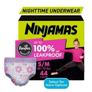Sous-vêtements pour filles Pampers Ninjamas respirants, écologiques et antibactériens pour l'énurésie nocturne - Product Image 5