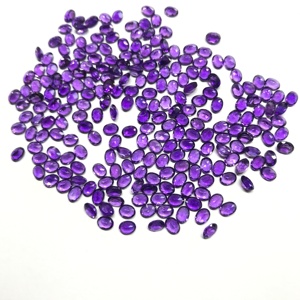 Vivaaz Gems AAA grado 3x4mm amatista Africana Natural corte facetado ovalado IGI certificado suelto semiprecioso calibrado óptico - Product Image 3