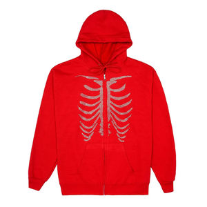 Bajo MOQ Ropa informal de invierno Sudaderas con capucha de diamantes de imitación de gran tamaño Mejor estilo Cómodo Hombres Sudaderas con capucha de diamantes de imitación Técnicas teñidas lisas - Product Image 1