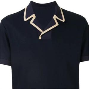 Polo classique avec évacuation de l'humidité couleur unie vêtements de golf confortables sur mesure élégant affaires décontracté dernier - Product Image 6