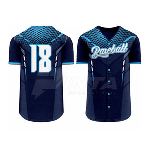Uniforme de béisbol de nuevo estilo personalizado con logotipo propio de talla grande y características transpirables para ropa de equipo - Product Image 3