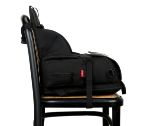 GillyGro 13" Laptop Mommy Work Backpack Zipper | Roll-Out Changing Station Portable Booster Seat | <b>5</b>-in-1 Water Resistant Large - Product Image 2