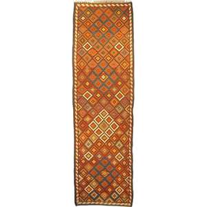 พรมขนสัตว์ทำมือ Gazvin Kilim ลายดีไซน์พิเศษสำหรับตกแต่งทางเดิน ห้องนั่งเล่น ห้องทำงานที่บ้าน - Product Image 1