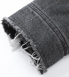 Vêtements pour hommes en gros, streetwear, veste en denim racer délavée à l'acide, vintage, noire, veste en denim pour homme, veste en denim d'hiver - Product Image 4