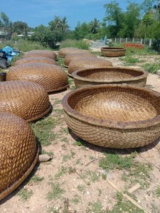 Bote de pesca inflable Coracle de bambú redondo Natural 100% de alta calidad Kayak o bote de costilla de Vietnam - Product Image 3